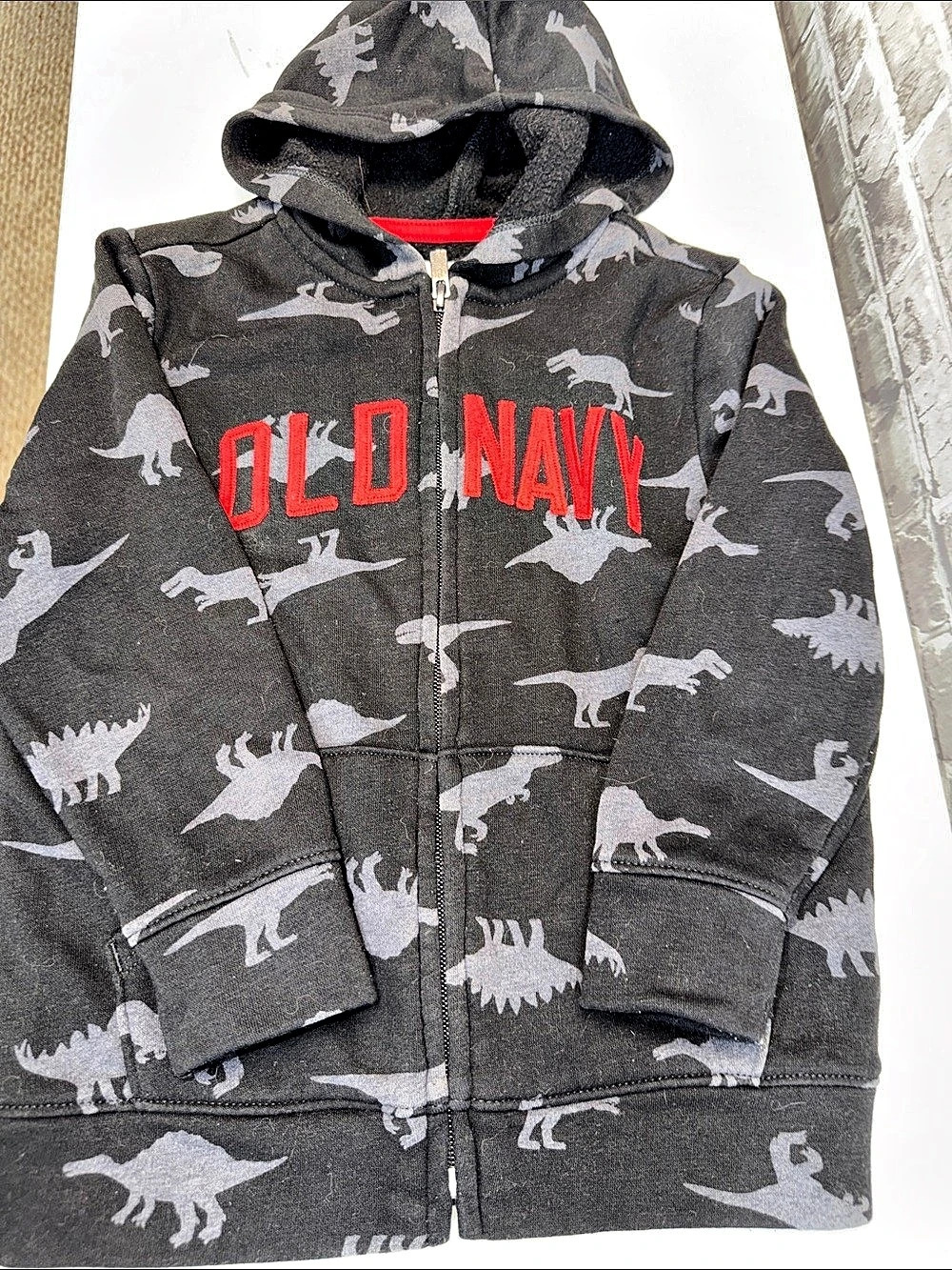 Old Navy Boy's Hoodie & Jogger Sweatpants Set Boys 5T Black & Gray